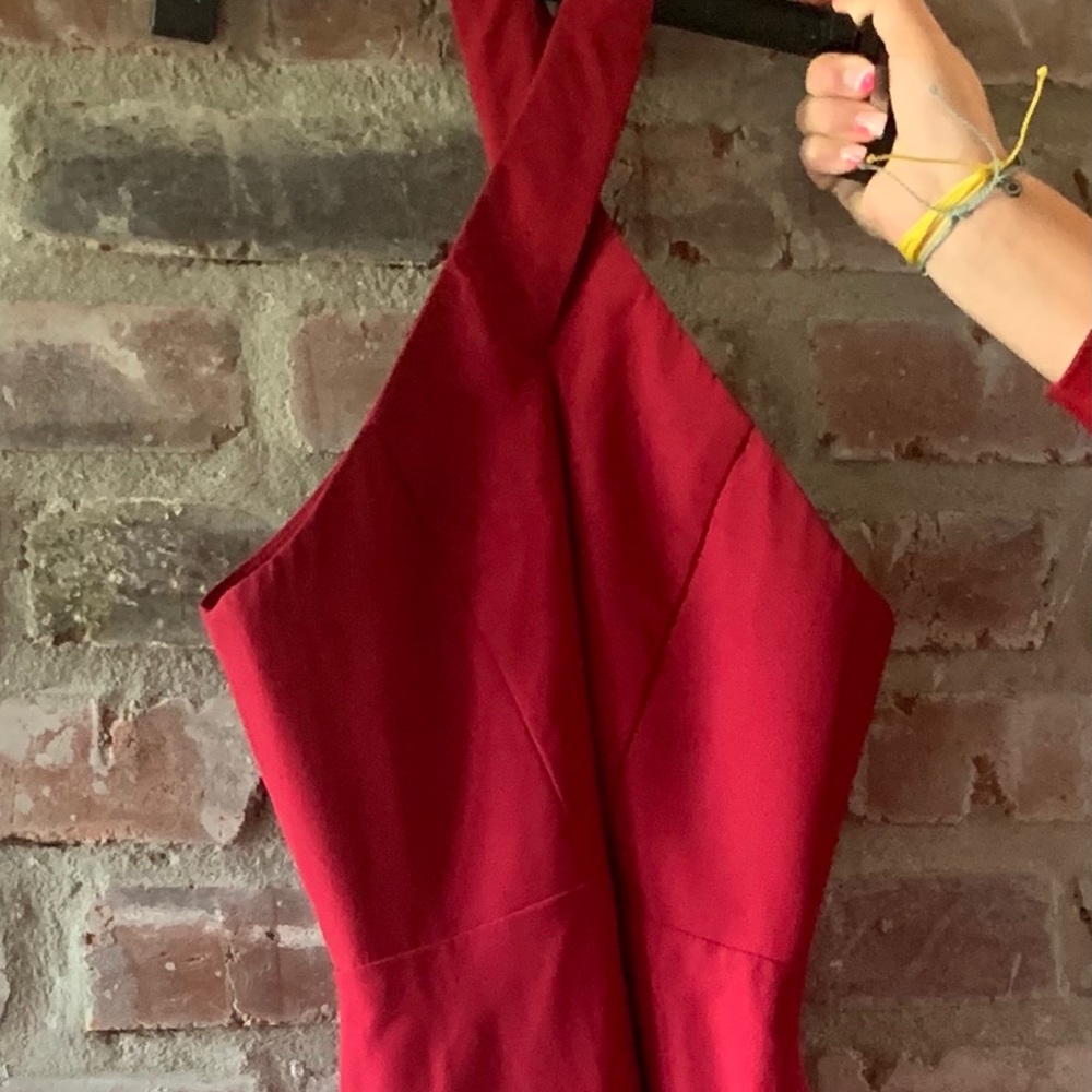 GB burgundy dress, size 12